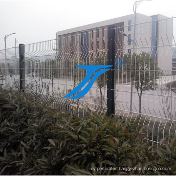 Powder Coated Iron Fence Welded Metal Fence Garden Fence